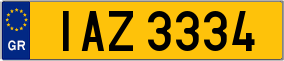 Truck License Plate